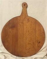 Wood Cutting Board, 28 1/2"H x 22" Dia.