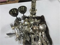 Silverplated flatware and more