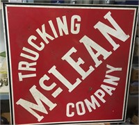 McLean Trucking Company Aluminum Sign