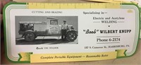 (15) 1930's Automotive Ink Blotters, 9'L