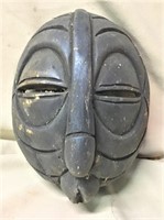African Carved Mask 9 1/2'H