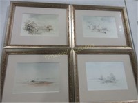 Four prints by Ken Lochhead