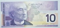 2001 CAD $10 Banknote AU-50