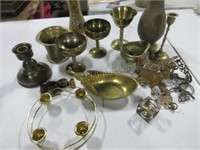Grouping of brass and more
