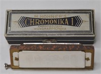 Antique M. Hohner Chromonika I With Box