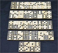 40 pcs Antique Bone & Wood Handcrafted Dominos