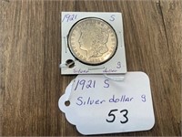 1921S Morgan Silver Dollar