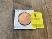 .999 Copper The Ratttler Coin (1 oz)