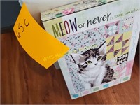Meow or Never Quilt Kit