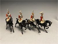 Four Britains 1905 Lead French Horseback Soldiers