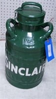 Sinclair 5 Gallon Oil Can 20" Tall 11" Round
