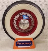 Firestone Whitewall Tire W/ Spoke Wheel W/ *