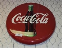 1990s 19" Round Coke Button