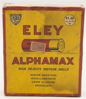 Rare Collectors Box Of 10 Rds Eley Alphamax 12 Ga