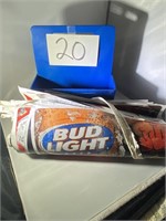 Bud Light Flags and 6pk holder