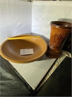 Wooden Lot - Bowl and Vase