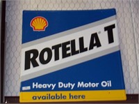 Rotella T Metal Sign 35 x 35