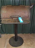Charcoal BBQ Pit - Shop Made- Pipe