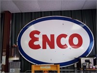 Enco Porcelain Sign-1962 -Single Sided 60 x 90