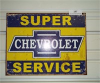Reproduction Chevy Service Sign 12" x 16"