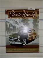 Classic Woody Reproduction Sign 12 x 16