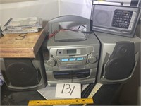 George Strait CD's, Boom Box, Radio