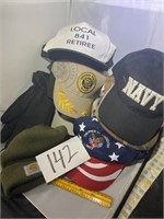 Lot of HATS... Navy, Veteran