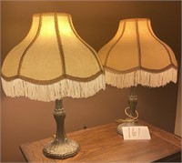 Matching Lamps w/ Antique Style shade