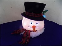 Fibre Optic Snowman Decoration