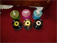3 DISK-GO-CASE OF VARIOUS 45S
