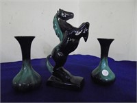 Blue Mountain Horse and Vases
