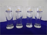 4 Corona Beer Glasses