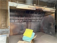 Industrial spray booth painting system