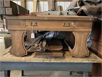 Antique Mission Style Oak Desk