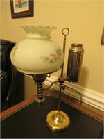 Antique Robert Hitchcock Brass Desk Lamp
