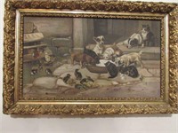Antique Painting in Gold Frame