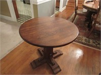 Antique Round Oak Table