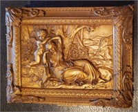 Art Nouveau Jewelry Box, Brass, marked "Austria"
