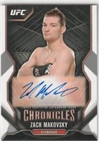 Zach Makovsky UFC Autograph card