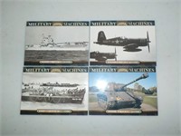 Lot of 4 Goodwin Military Machines cards