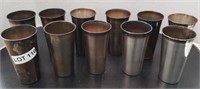 (11) Sterling Silver Cups