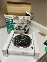 White Westinghouse small appliance burner new