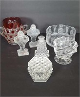 ASSORTED CRYSTAL & GLASS