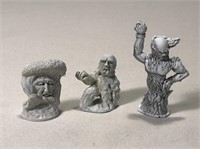 3 Grenadier Lead Elements Mini Figures
