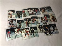 1977 Insert Hockey Card Set Of 22 Cards