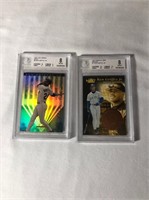 2 Ken Griffey Jr Graded Baseball Cards