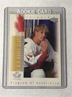 1997 Joe Thornton POE Rookie Hockey Card