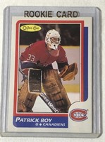 Patrick Roy Rookie Hockey Card