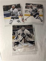 3 Toronto Maple Leafs 8x10 Photos