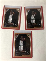 3 Paul Pierce Topps Rookie Basketball Cards